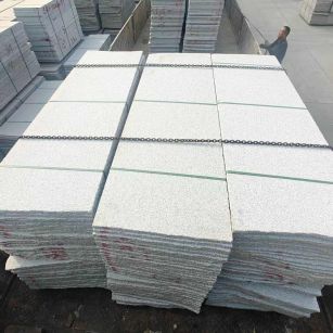 安庆芝麻白毛板，石材毛板