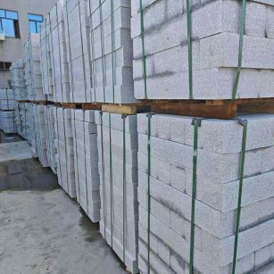 安庆芝麻白路牙石，路侧石