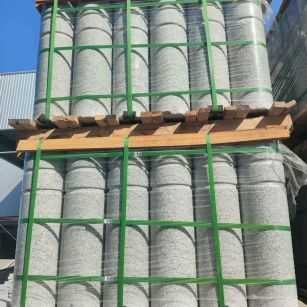 安庆挡车柱芝麻白 挡车石