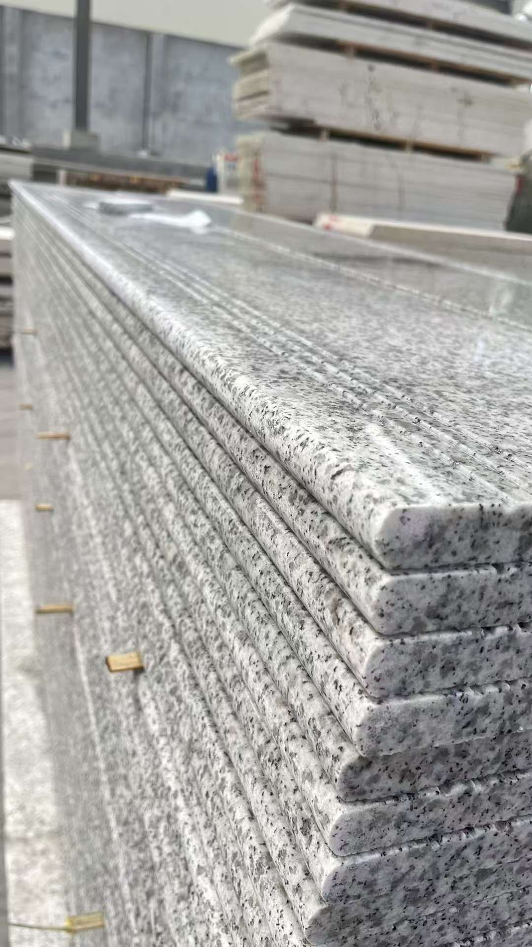 安庆芝麻白楼梯踏步 花岗岩楼梯板材