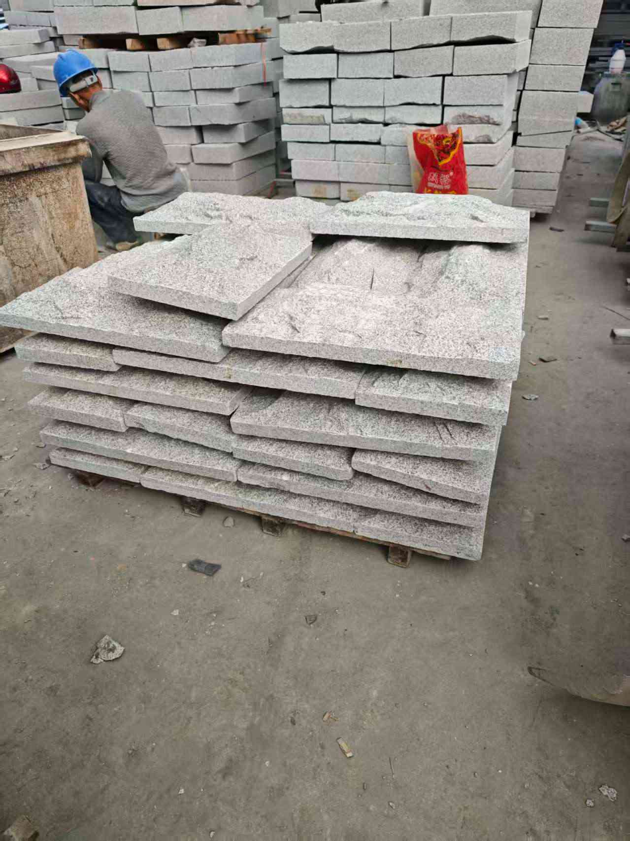 安庆芝麻白蘑菇石，自然面